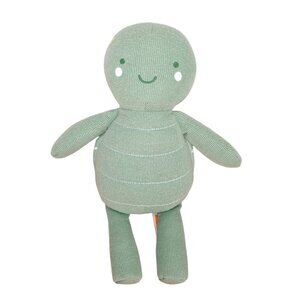 Cloud Island Knit Plush Turtle  Doll Green Soft Shell Toy NWOT